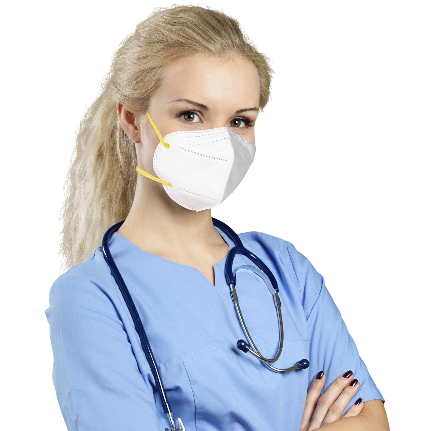 Disposable Face Mask - USA95 Flat Fold Face Mask - Made in the USA