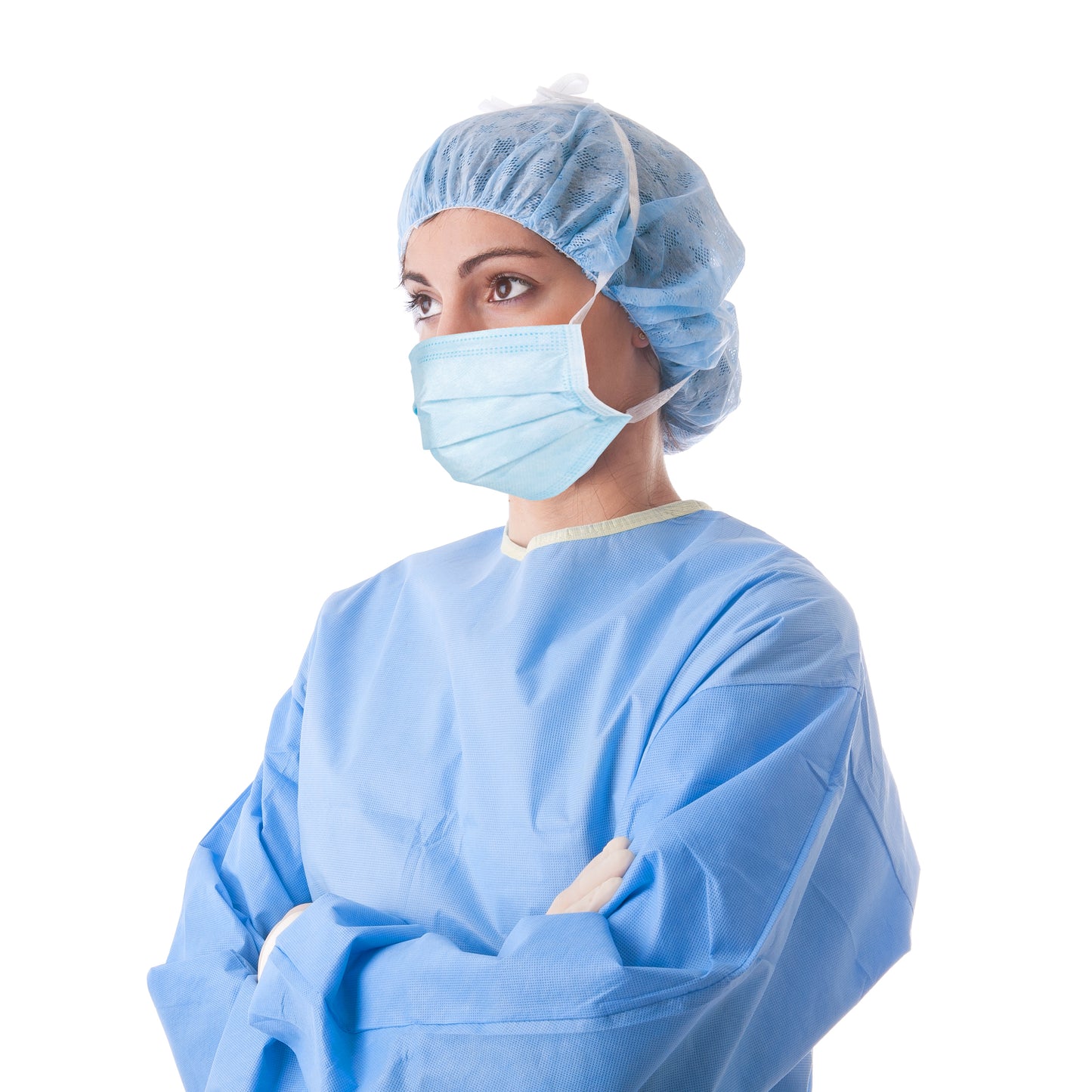 Disposable Tie On Face Mask - ASTM Level 3, Procedure Face Mask - Made in the USA