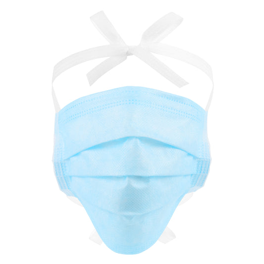 Disposable Tie On Face Mask - ASTM Level 3, Procedure Face Mask - Made in the USA